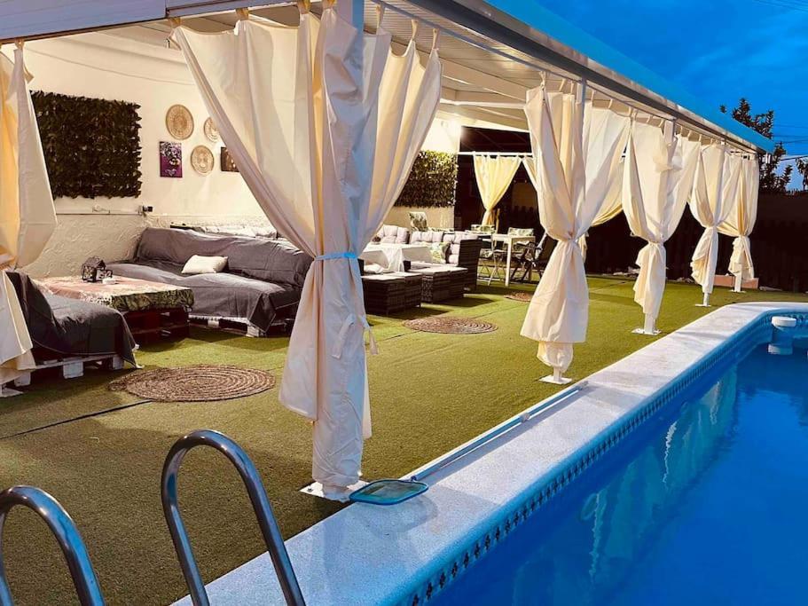 Casa Rural A 4Km De Murcia Con Piscina Y Spa Caliente Exterior foto
