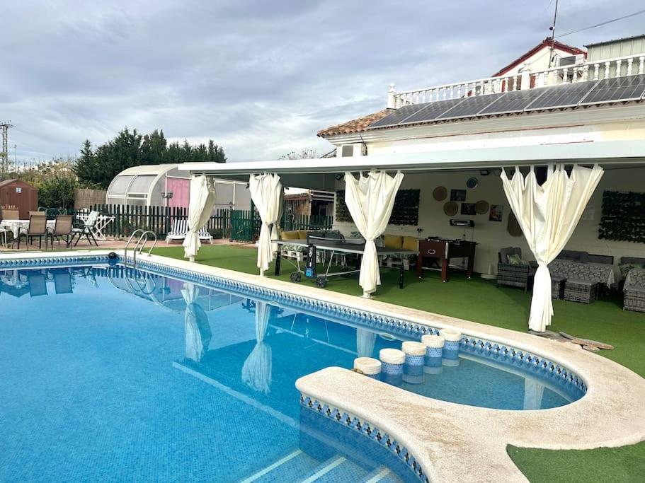 Casa Rural A 4Km De Murcia Con Piscina Y Spa Caliente Exterior foto